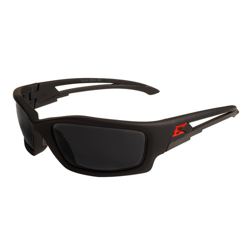 Edge Eyewear - TSK236 - Kazbek Polarized Safety Glasses Smoke Lens Black Frame 1/pc.