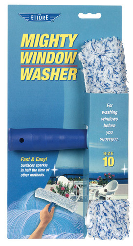 Ettore - 50010 - Mighty Window Washer 10 in. Plastic Window Squeegee