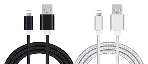 FabCordz - SOY-027 - 6 ft. L USB Charging and Sync Cable - 2/Pack