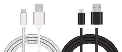 FabCordz - SOY-022 - 6 ft. L USB Charging and Sync Cable - 2/Pack