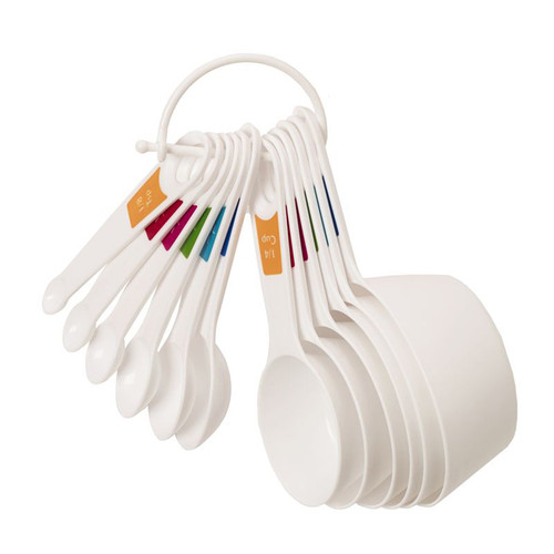 Farberware - 5216060 - Plastic White Measuring Spoon and Cup Set
