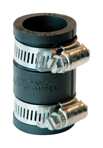 Fernco - P1056-075 - 3/4 in. Hub x 3/4 in. Dia. Hub Flexible Coupling