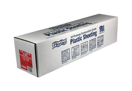 Film-Gard - 626015 - Plastic Sheeting 6 mil x 6 ft. W x 100 ft. L Polyethylene Clear