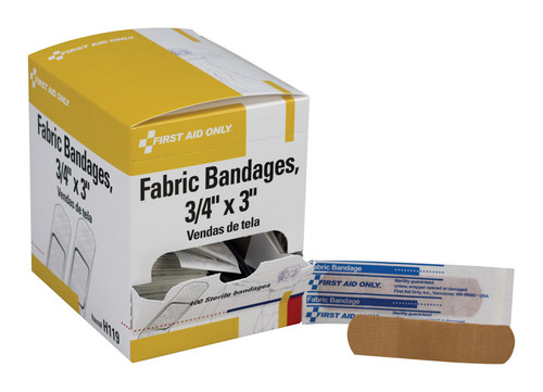 First Aid Only - H-119 - Fabric Bandages - 100/Pack