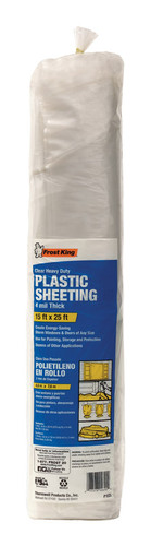 Frost King - P1525 - Clear Plastic Sheeting Roll For Doors and Windows 25 ft. L x 4 mil