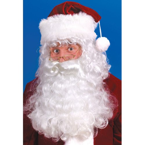 Fun World - 7520 - Red/White Christmas Santa Wig and Beard Set