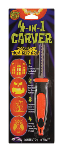 Fun World - 94671CS - Pumpkin Pro Pumpkin Tools Carving Kit