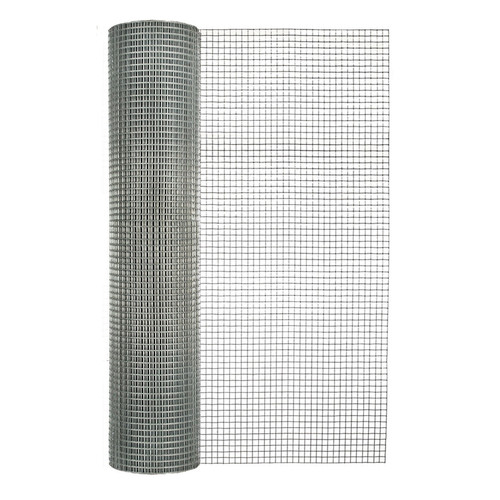 Garden Zone - 133650 - 36 in. W x 50 ft. L Silver 19 Ga. Steel Hardware Cloth