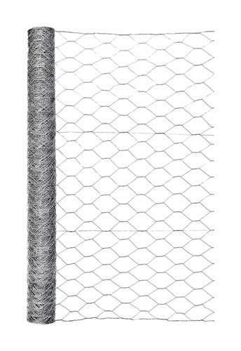 Garden Zone - 183650 - 36 in. H x 50 ft. L 20 Ga. Silver Poultry Netting