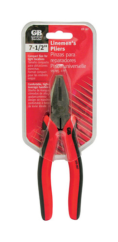 Gardner Bender - GS-387 - 7-1/2 in. Carbon Steel Linesman Pliers