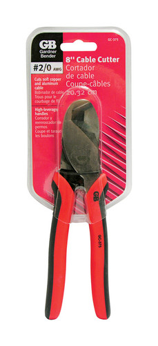 Gardner Bender - GC-375 - 8 in. L Multicolored Cable Cutter 2/0 Ga.