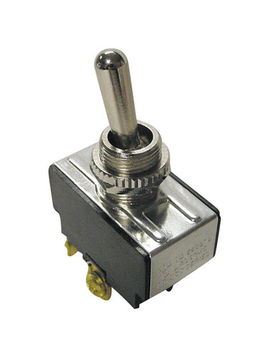 Gardner Bender - GSW-10 - 20 amps Single Pole Toggle Switch Black/Silver - 1/Pack