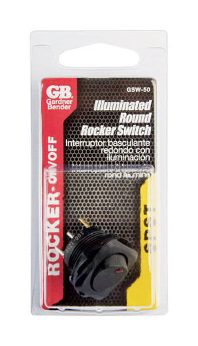 Gardner Bender - GSW-50 - Rocker Switch Black - 1/Pack