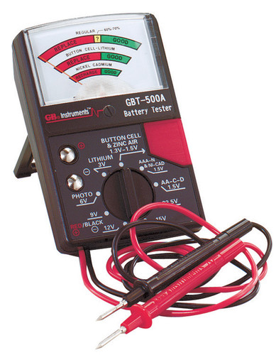 Gardner Bender - GBT-500A - 1.5V to 22.5V Analog Battery Tester