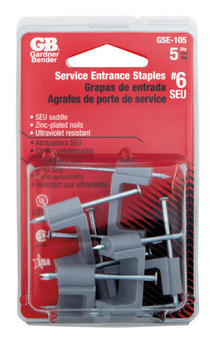 Gardner Bender - GSE-105 - 3/4 in. W Plastic Insulated Service Entrance Cable Strap - 5/Pack