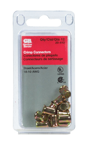 Gardner Bender - 20-410 - 18-10 Ga. Insulated Wire Crimp Connectors Gold - 12/Pack