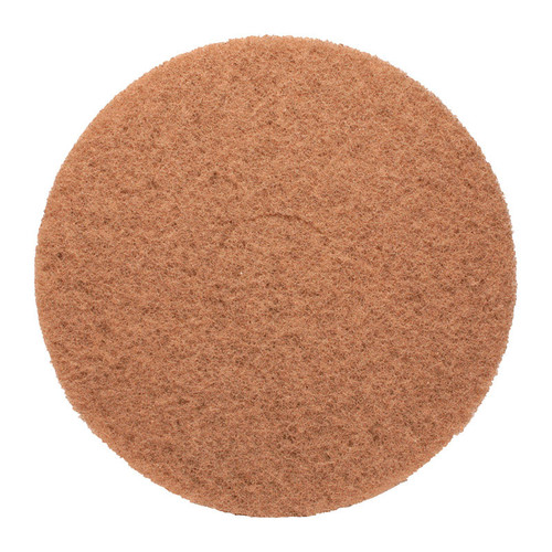 Gator - 6746 - 17 in. Dia. Non-Woven Natural/Polyester Fiber Floor Pad Disc Tan