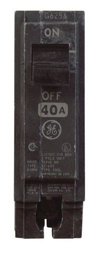 GE - THQL1140 - Q-Line 40 amps Standard Single Pole Circuit Breaker