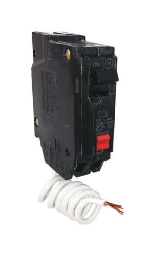 GE - THQL1120GFTP - 20 amps Ground Fault Single Pole Circuit Breaker w/Self Test
