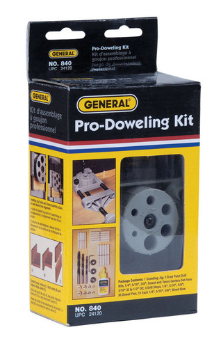 General Tools - 840 - Aluminum 4 in. Doweling Jig with Bit Stop 4 in. 1/pc.