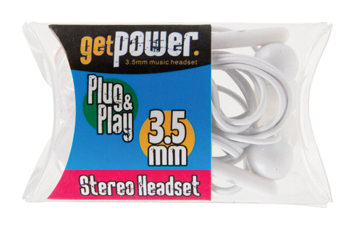 GetPower - GP-EARBUD-MULTI - Cell Phone Ear Buds - 1/Pack For Most