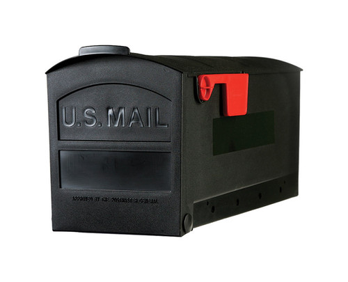Gibraltar - GMB505B01 - Patriot Classic Plastic Post Mount Black Mailbox