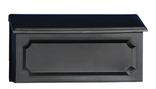 Gibraltar - WMH00B04 - Windsor Plastic Wall Mount Black Mailbox