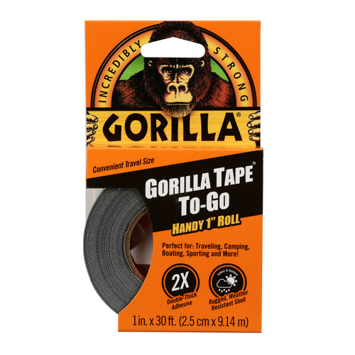 Gorilla - 6100109 - 1 in. W x 30 ft. L Black Duct Tape