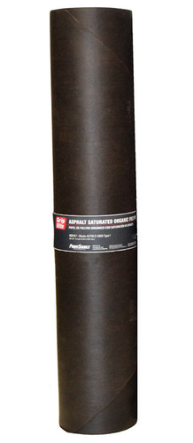 Grip-Rite - FLT15D4869 - 3 ft. W x 144 ft. L Asphalt Smooth Saturated Organic Felt Paper 15 lb. Black