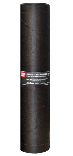 Grip-Rite - FLT30D4869 - 3 ft. W x 72 ft. L Asphalt Smooth Saturated Organic Felt Paper 30 lb. Black