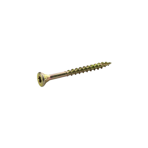 Grip-Rite - 114GCS1 - No. 8 x 1-1/4 in. L Phillips Yellow Zinc Wood Screws 1 lb. - 184/Pack