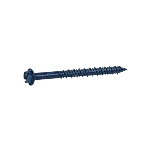 Grip-Rite - HC31141C - 3/16 in. x 1-1/4 in. L Hex Washer Head Concrete Screws - 100/Pack