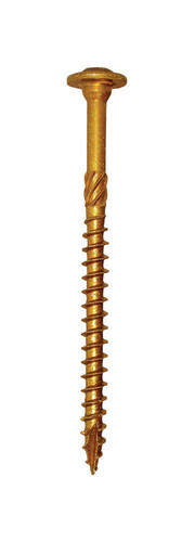 GRK Fasteners - 14221 - No. 20 x 3-1/8 in. L Star Round Head Rugged Construction Screws - 25/Pack