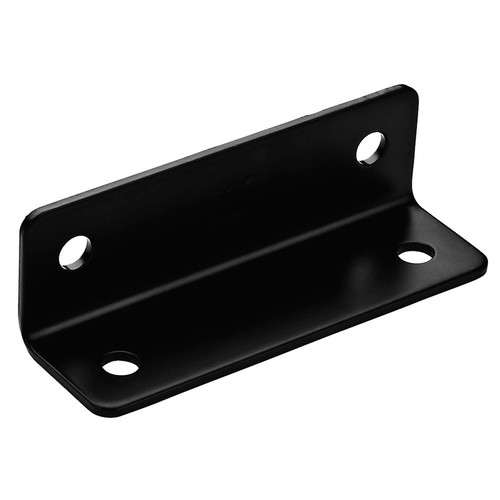 Hampton - 01-3405-404 - 1-5/8 in. H x 5 in. W x 1/8 in. D Black Steel Inside Wide Corner Brace