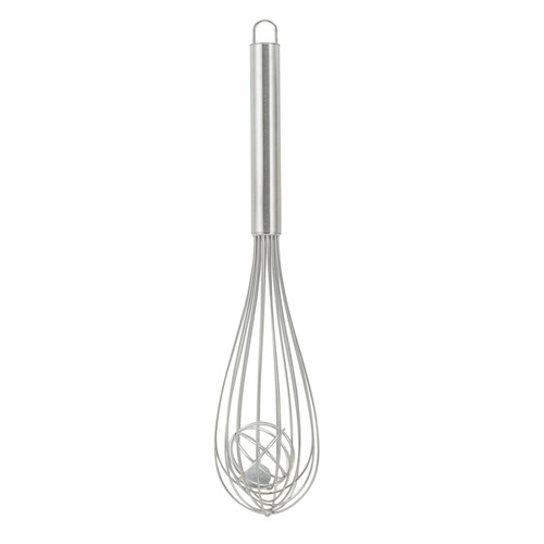Harold Import - 42166 - Mrs. Anderson's 3 in. W x 12 in. L Silver Stainless Steel Balloon Wisk w/Center Ball