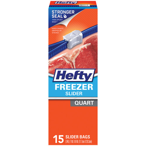 Hefty - R8-2216 - 1 qt. Freezer Bag - 15/Pack