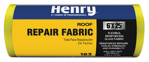Henry - HE183196 - Smooth Yellow Roofing Fabric 6 in. x 25 ft.