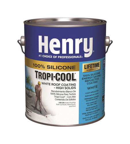 Henry - HE887HS042 - Tropi-Cool White Silicone Roof Coating 0.9 gal.