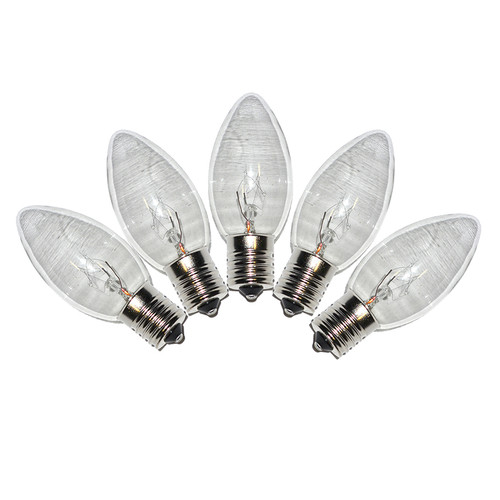 Holiday Bright Lights - BU25C9-TCLA - C9 Clear/Warm White 25 count Christmas Light Bulbs 1 ft.