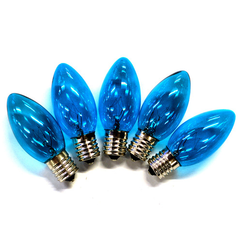 Holiday Bright Lights - BU25C9X3-TBLA - C9 Blue 25 count Christmas Light Bulbs 1 ft.