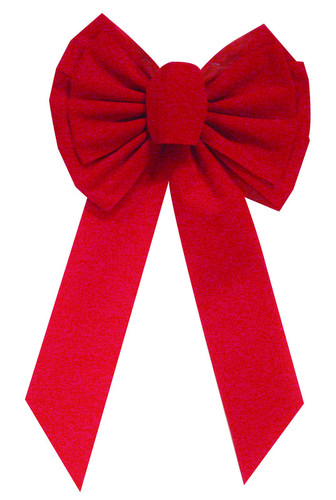 Holiday Trims - 7358ACE - Red Christmas Bow Miscellaneous Indoor Christmas Decor