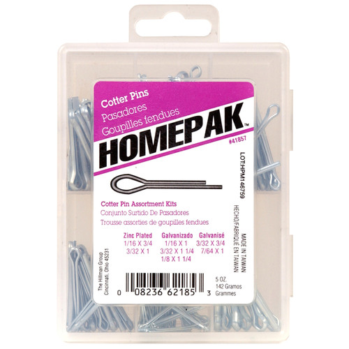 Homepak - 41857 - Assorted in. H Utility Cotter Pin Kit 50 lb.