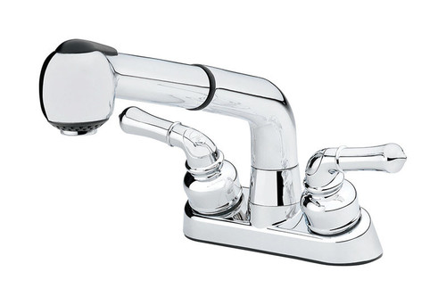 Homewerks - 3311-U525 - Two Handle Chrome Pull Out Utility Faucet