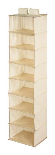 Honey-Can-Do - SFT-01253 - 54 in. H x 12 in. W x 12 in. L Poly Cotton Hanging Vertical Closet Organizer - 1/Pack