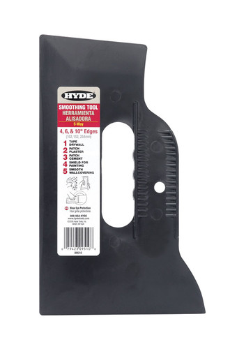 Hyde - 9510 - 4, 6, 10 in. W Gray Plastic 3-Edge Smoothing Tool