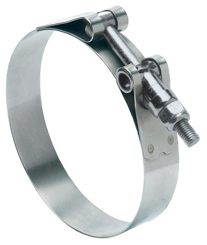 Ideal - 300100175553 - Tridon 1-3/4 in. 2 in. 175 Silver Hose Clamp With Tongue Bridge Stainless Steel Band T-Bolt
