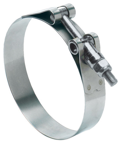 Ideal - 300100213553 - Tridon 2-1/8 in. 2-7/16 in. 213 Silver Hose Clamp With Tongue Bridge Stainless Steel Band