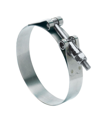 Ideal - 300100238553 - Tridon 2-3/8 in. 2-11/16 in. 238 Silver Hose Clamp Stainless Steel Band T-Bolt