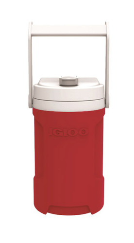 Igloo - 31285 - Latitude Beverage Bottle 2 qt. Red/White