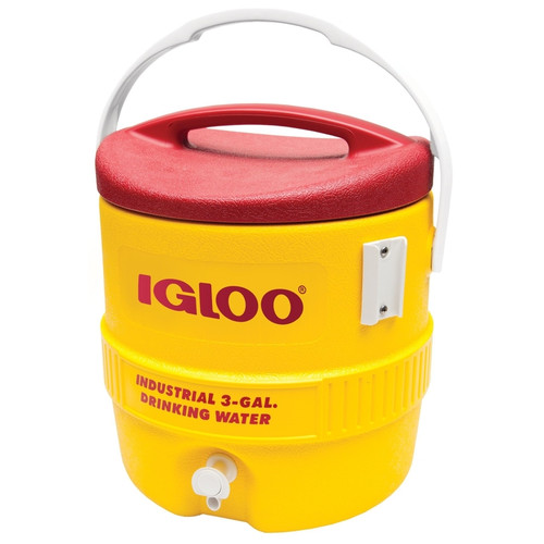 Igloo - 431 - Industrial Water Cooler 3 gal. Red/Yellow